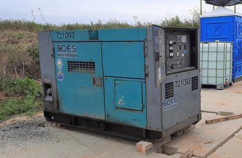 Монтаж и установка бензинового генератора Mitsui Power Eco ZM 9500 -E , 7 кВт