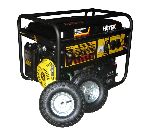Бензиновый генератор Huter DY6500LX (5 кВт) с колесами и аккумулятором