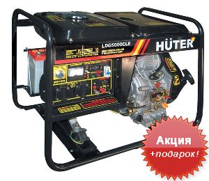 Дизельный генератор Huter LDG5000CLE - 4 кВт