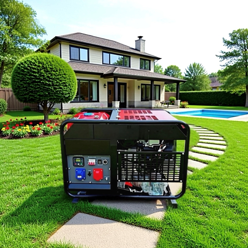 Трёхфазный бензиновый генератор Амперос LT25000E-3