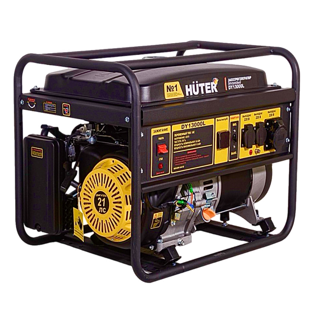 Бензиновый генератор Huter DY13000L