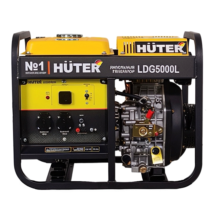 дизельный генератор Huter LDG 5000L