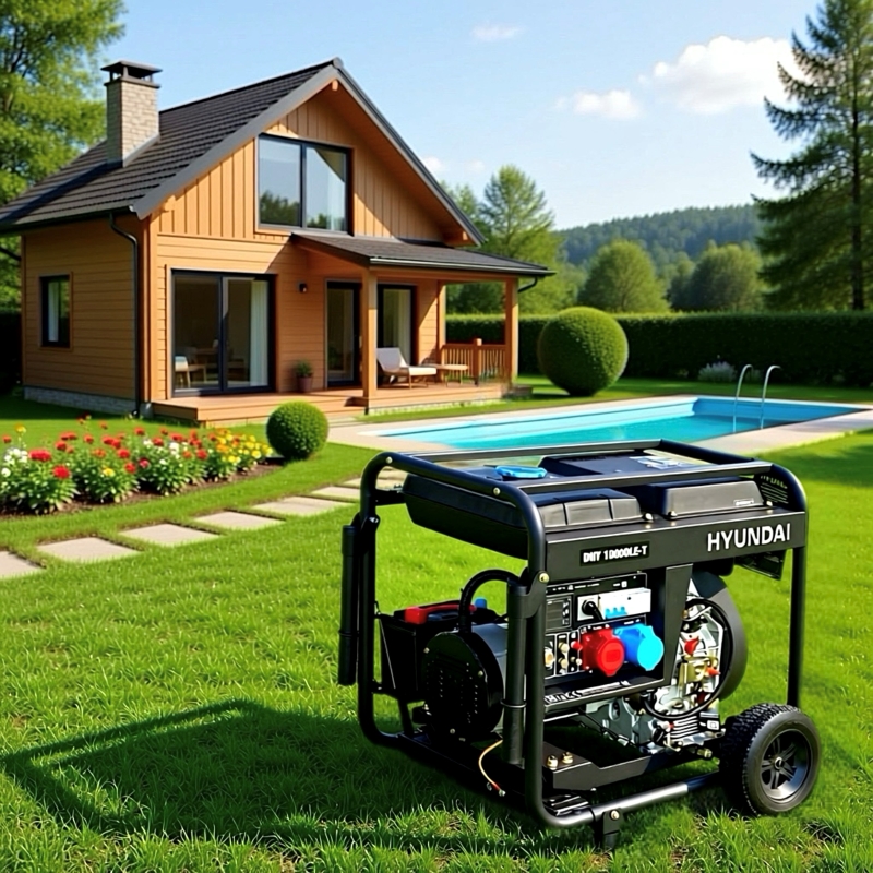дизельный генератор Hyundai DHY 10000LE-T