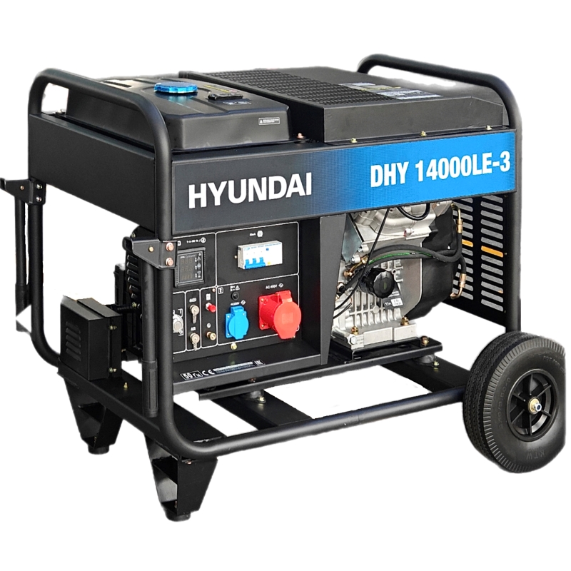 Дизельный генератор Hyundai DHY 14000LE-3