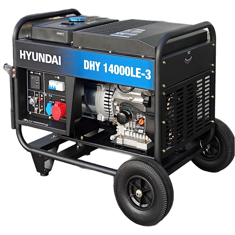 Дизельный генератор Hyundai DHY 14000LE-3