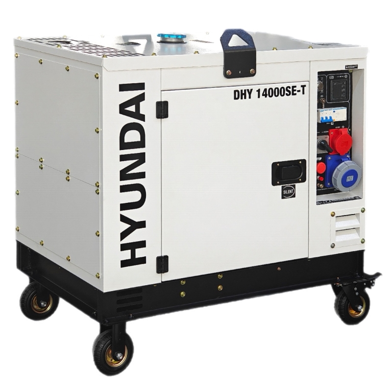 Дизельный генератор Hyundai DHY 14000SE-T