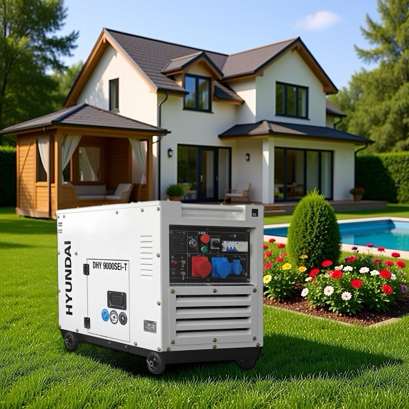 дизельный генератор Hyundai DHY 9000SEi-T
