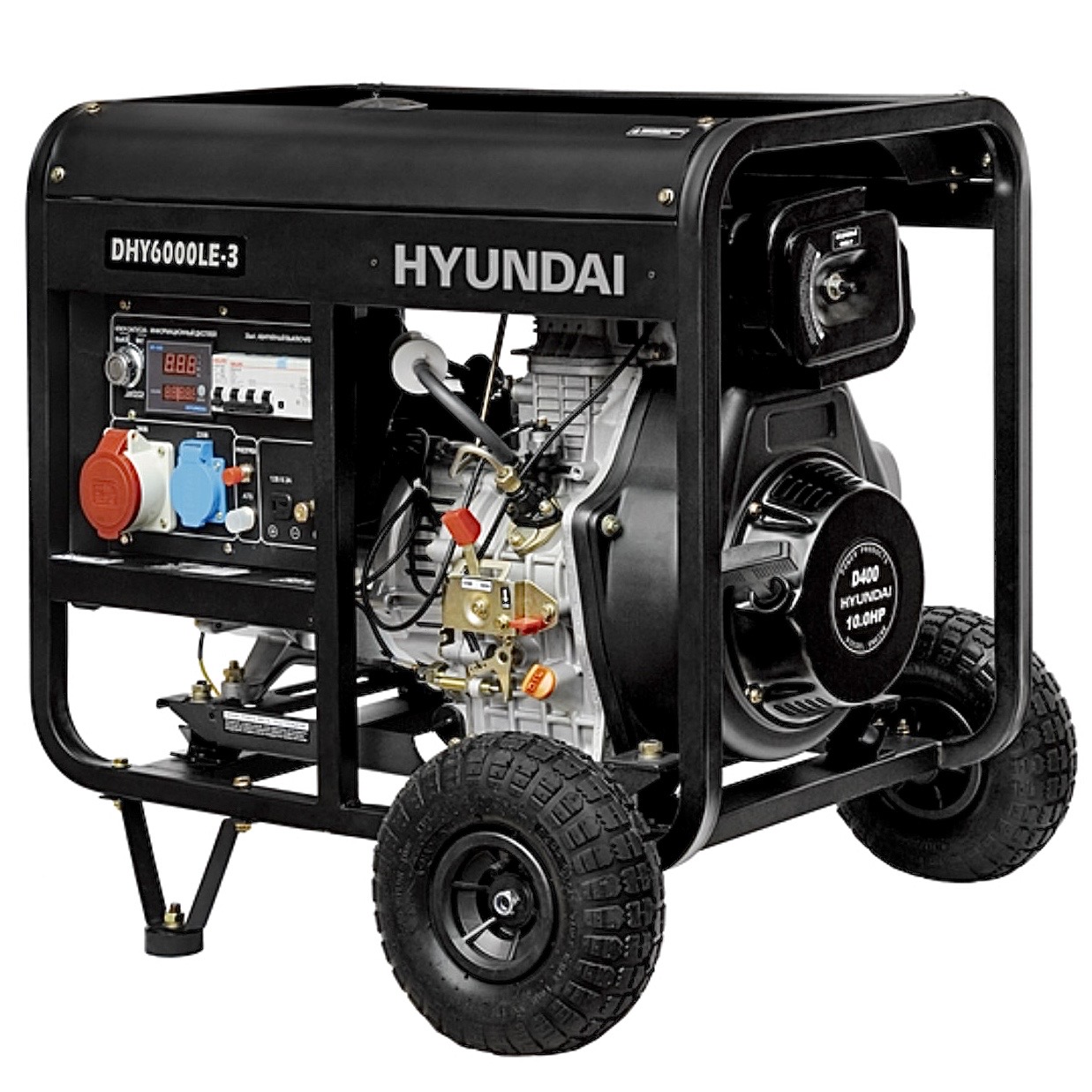 Дизельный генератор Hyundai DHY 6000LE-3