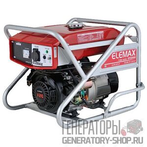 [5 кВт] Elemax SV6500S-R бензиновый генератор с электростартером