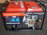 Дизельный генератор АМПЕРОС LDG 8500CLE