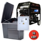 Бензиновый генератор с автозапуском в контейнере Mitsui Power ZM 19000 E