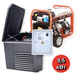 Бензиновый генератор с автозапуском Mitsui Power Eco ZM 10000 EА в контейнере