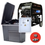 Бензиновый генератор с автозапуском в контейнере Mitsui Power Eco ZM 22500 E