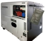 HYUNDAI DHY 8500SE-3  дизельный генератор в закрытом шумопоглощающем кожухе