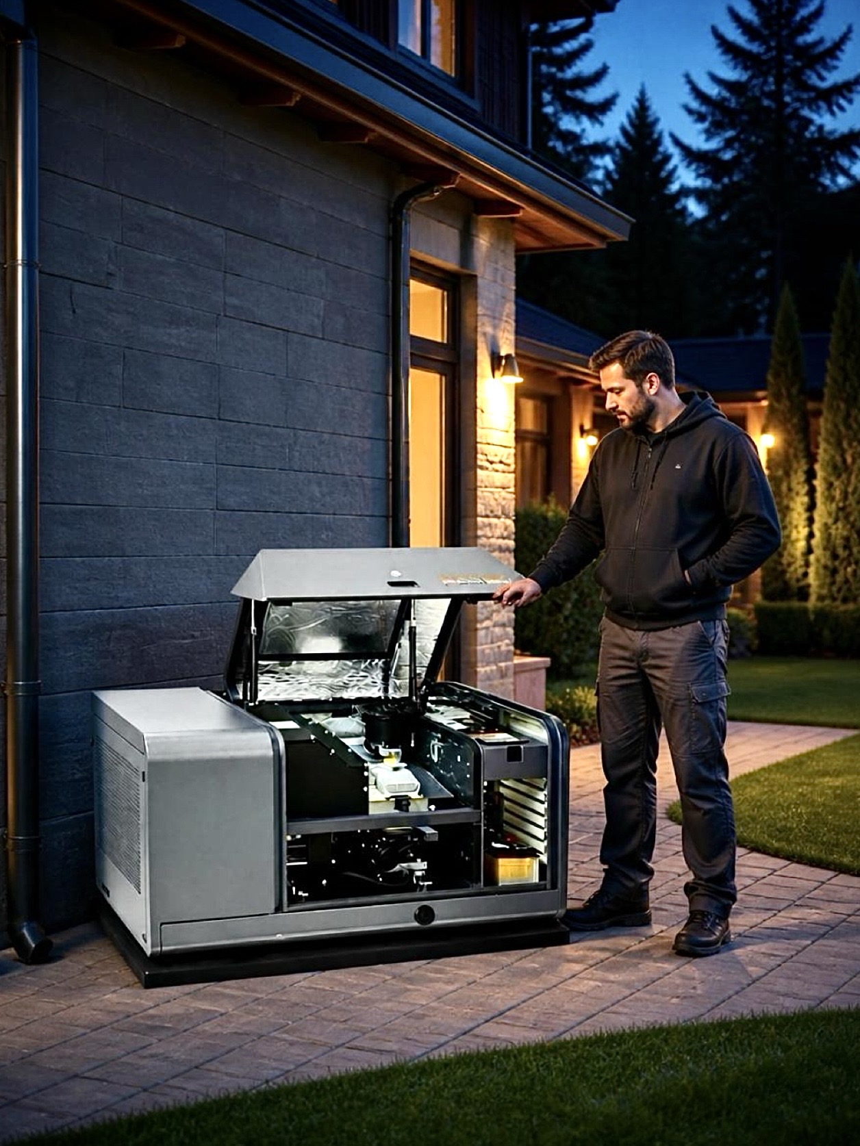 Газовый генератор Mitsui Power Eco GM 15000 - 14 кВт