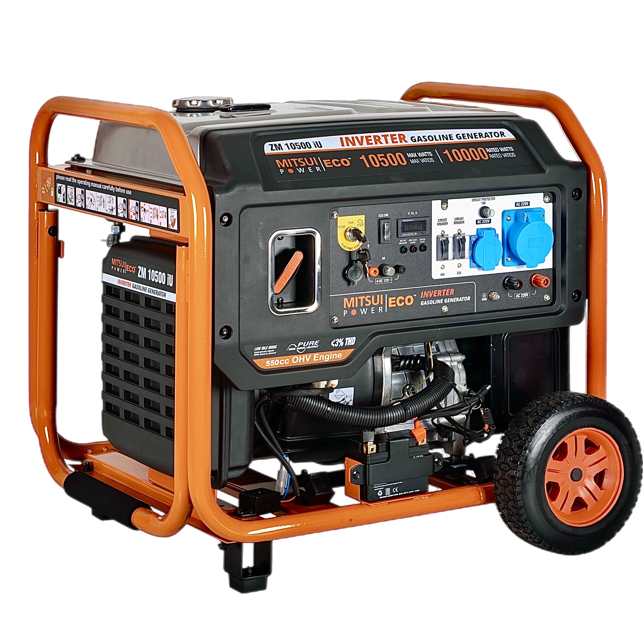 Инверторный генератор Mitsui Power ECO ZM 10500 iU