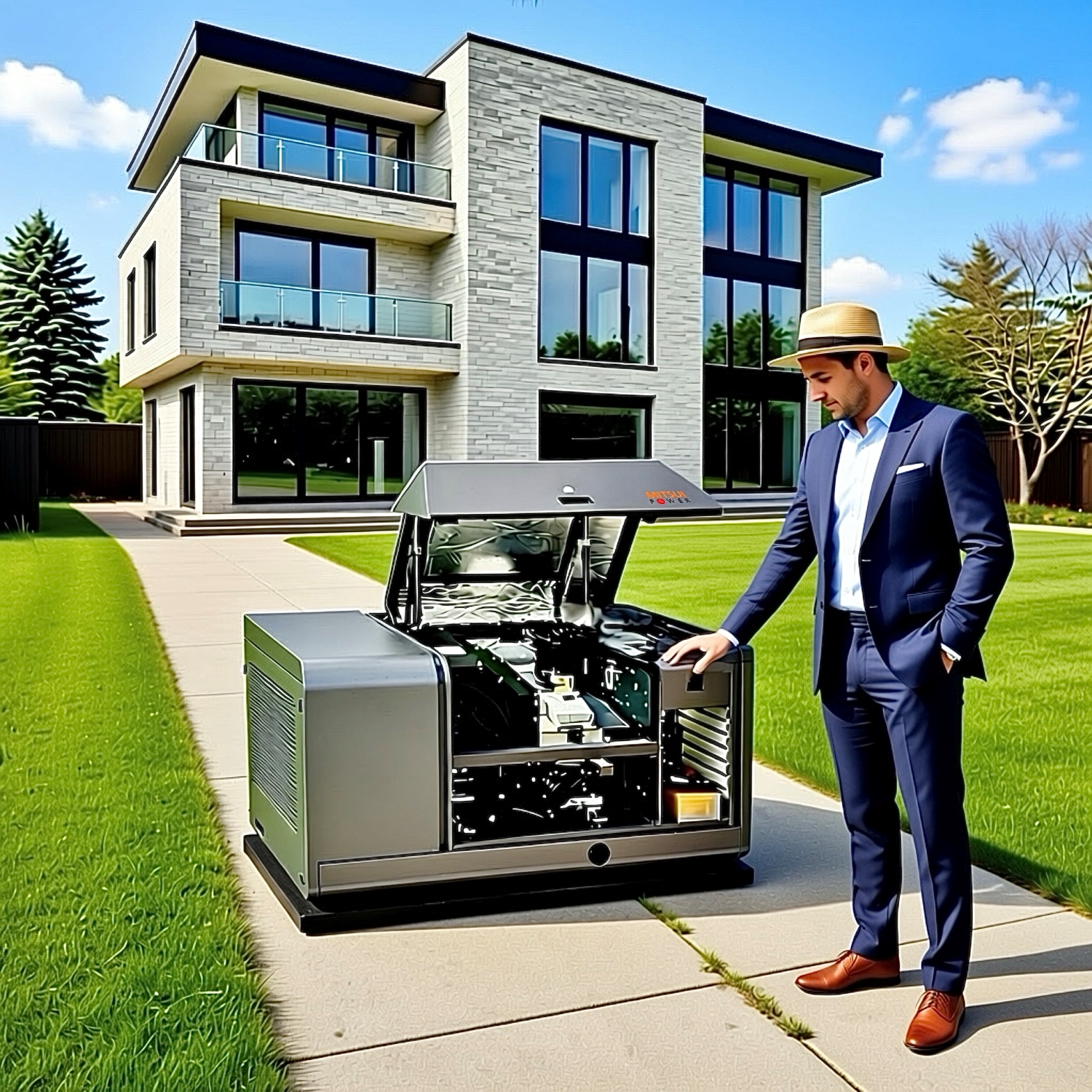 Газовый генератор Mitsui Power Eco GM 7000