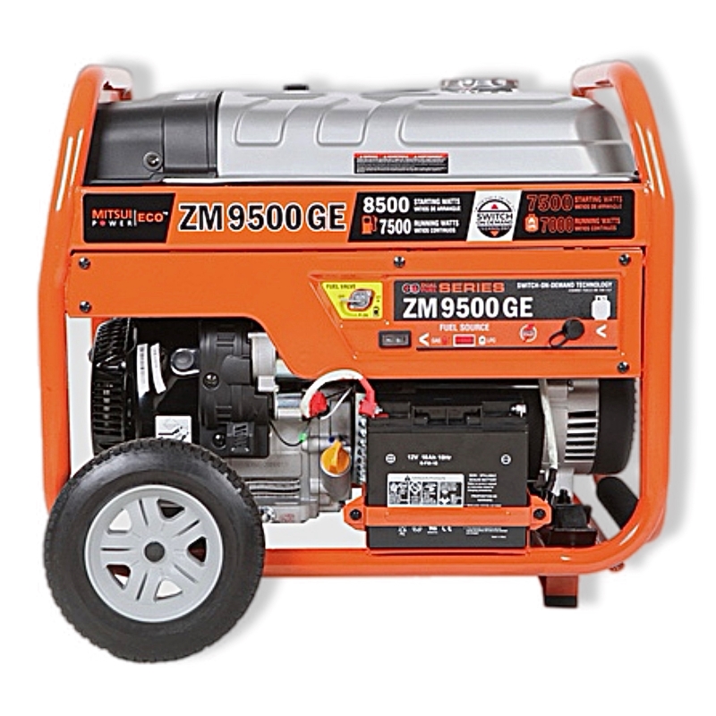 Двухтопливный ГЕНЕРАТОР MITSUI POWER ECO ZM 9500 GE