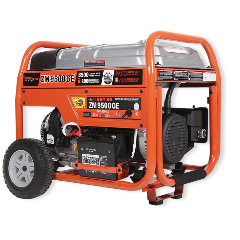 Двухтопливный ГЕНЕРАТОР MITSUI POWER ECO ZM 9500 GE